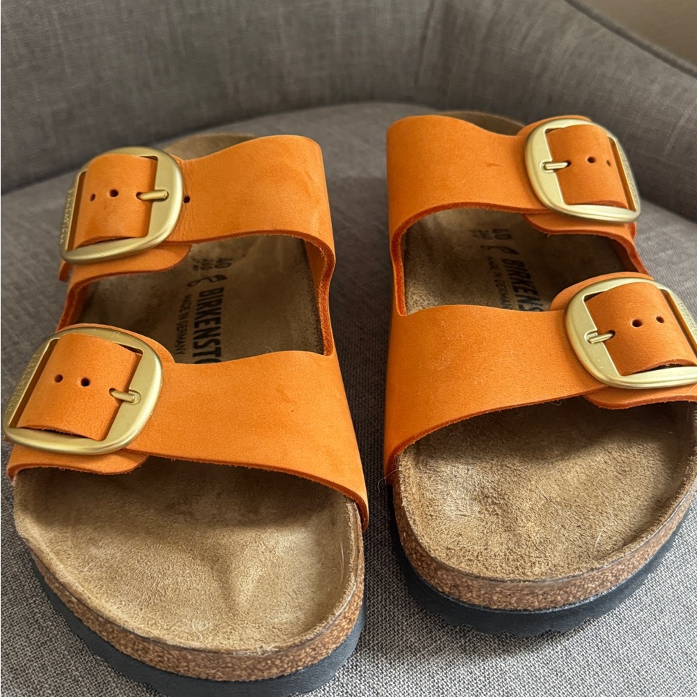 Birkenstock Orange Big Buckle